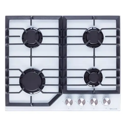 Поверхность газовая на стекле Weilor GG 624 WH