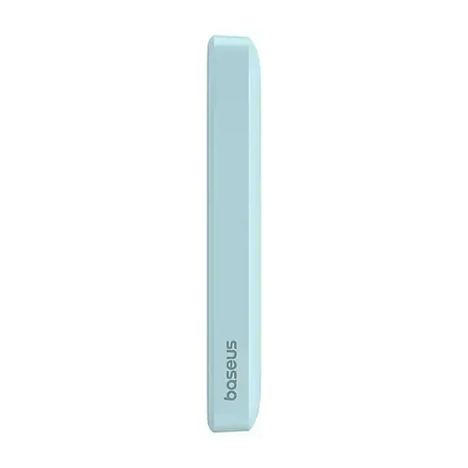 Магнитный портативный павербанк с беспроводной зарядкой Baseus Magnetic 20 W 6000 mAh для iPhone синий - фото 8
