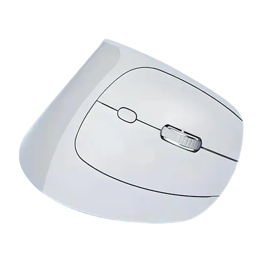 Вертикальна миша INPHIC X9 2400 White - фото 3