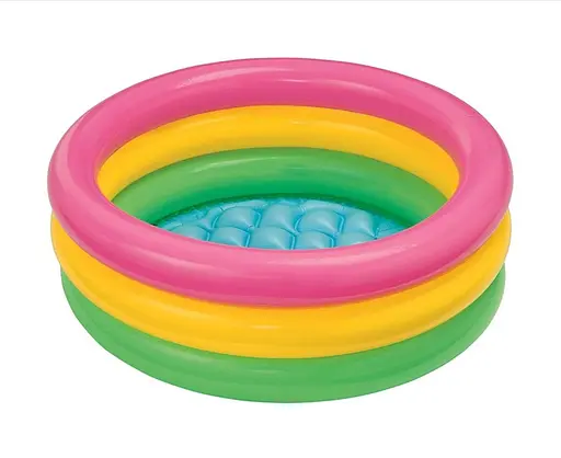 Басейн Веселка, 61x22 см, 33 л, від 1 до 3 років, 14x5x14 см, 57107