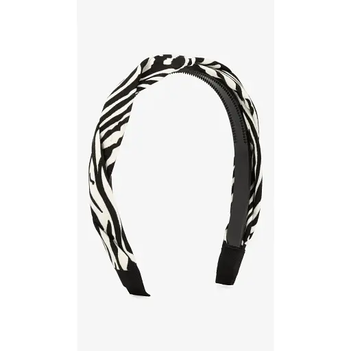 Обруч женский 4021-2 Черно-белый - фото 1