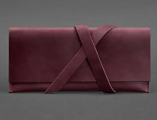 Кожаный тревел-кейс Voyager 1.0 бордовый Crazy Horse - фото 1