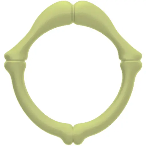 Ерекційне кільце Clara Morgane Bones Ring Phosphorescent 2.8 см зелене