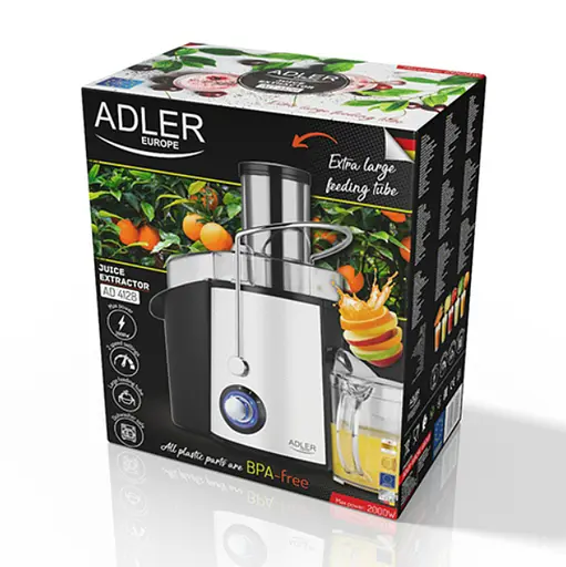 Соковижималка 1000 Вт Adler AD 4128 ємність для м'якоті 2 л - фото 9