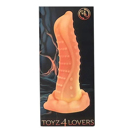 Фалоімітатор Toyz4lovers Frollo Monster 23 см (помаранчевий) - фото 16