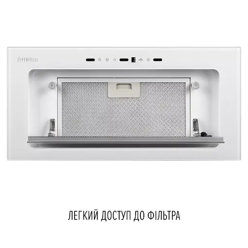 Вытяжка полновстраиваемая PERFELLI DESIGN VISION 6 BIANCO SILENZIO - фото 9