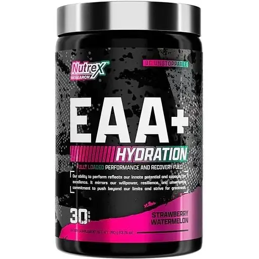Амінокислота Nutrex Research EAA+ Hydration, 390 грам - Кавун-полуниця