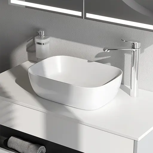 Умивальник Am.Pm Func 45 см білий MFAWCC10450WG, Білий - фото 2