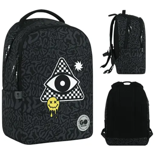 Рюкзак GoPack Teens 135M-6 Чорний (GO26-135M-6) - фото 1