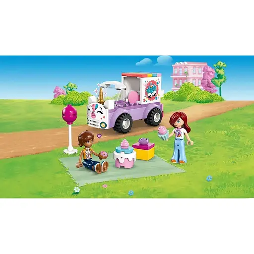Конструктор LEGO Friends Автомобиль для доставки тортов с единорогами 67 деталей (42675) - фото 7