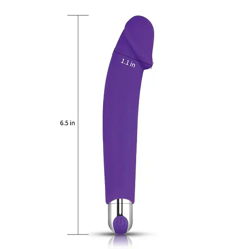 Вібратор для точки G Lovetoy 16.5 см фіолетовий - фото 2