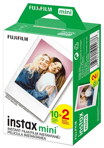 Набор камера Fujifilm Instax Mini 12, Фотобумага 20шт, Прозрачный чехол, Фотоальбом 64 фото Фиолетовый - фото 4
