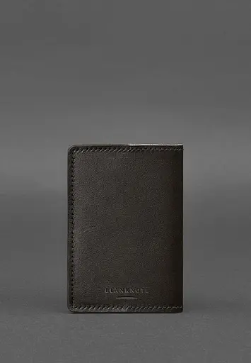 Кожаная обложка для военного билета офицера запаса 8.0 темно-коричневая - фото 5