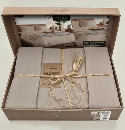 Постільна білизна Mariella Stone Варена Бавовна La Maison pbe0051985 - фото 1