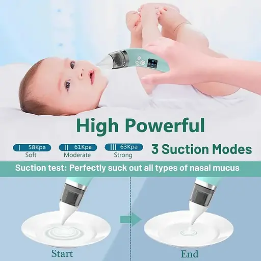 Дитячий аспіратор Electric Nasal Aspirator X10 - фото 6