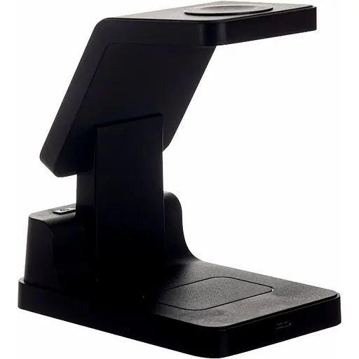 Беспроводное зарядное устройство для TheGeneral FlashCharge 15W с часами черное (40051219-01) - фото 2