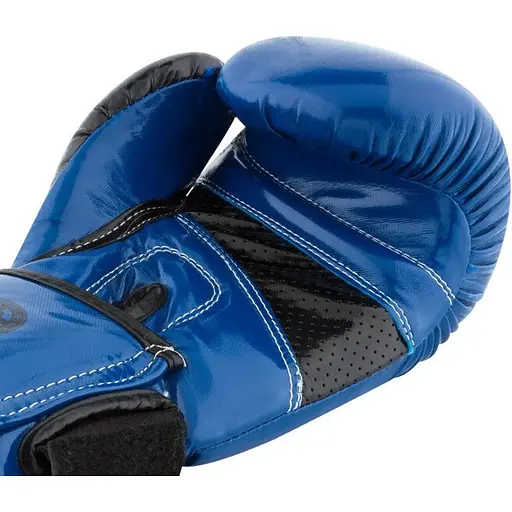 Перчатки боксерские PowerPlay PP 3017 Carbon Blue - 16 унций - фото 4