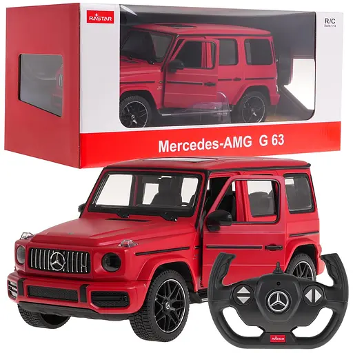 Машинка Mercedes-AMG G63 червоний RASTAR модель 1:14 Автомобіль на дистанційному керуванні + пульт 2,4 ГГц