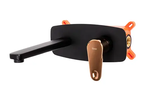 Змішувач для умивальника Rea Mild+Box прихованого монтажу black rose gold REA-B9142 Чорний - фото 3