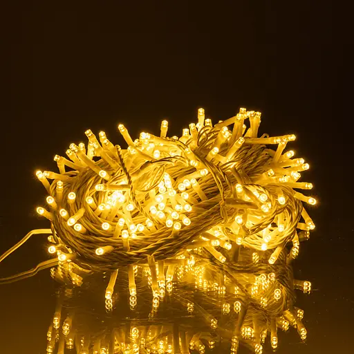 Гірлянда Нитка вулична GarlandoPro 30 м 300 LED білий дріт Жовтий CF300L30MWY