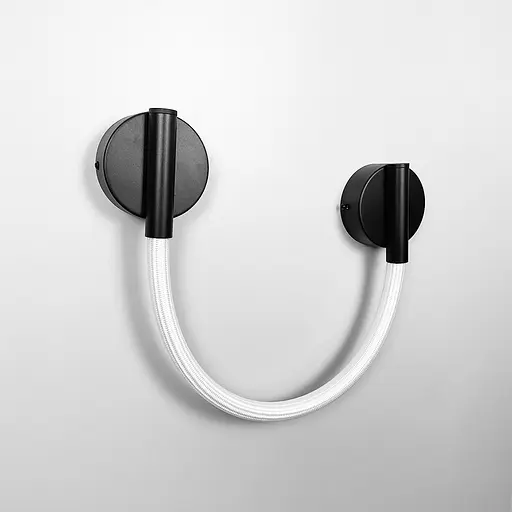 Сучасне бра із обплетеним неоном довжиною 75 см Арт. W 210/600 BK Line F - фото 6