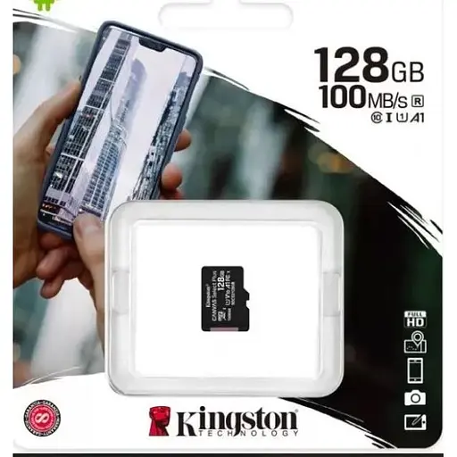 Карта памяти Kingston MicroSDXC (SDCS2/128GBSP) 128GB Class 10