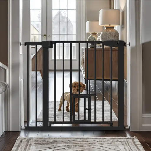 Барьер межкомнатный-лестничный Tulano Guardian 2.0 Black 75-96 см - фото 6