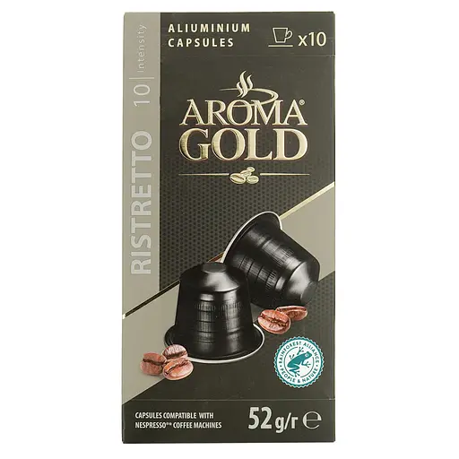 Кава в капсулах Aroma Gold Ristretto 52 г (10 шт. по 5.2 г) - фото 2
