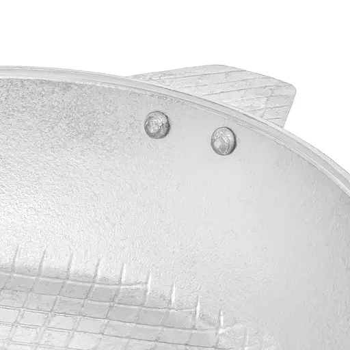 Алюмінієвий сотейник з литими ручками, рифленим дном та кришкою 2 л, Полімет 81423 - фото 10