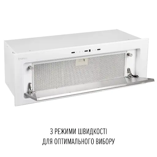 Вытяжка полновстраиваемая Perfelli Design Vision 9 Bianco Silenzio - фото 10