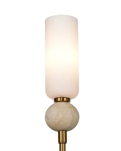 Бра, настінний світильник Italux WL-95331-1-BRSS Santos G9 1x40W IP20 латунний - фото 3