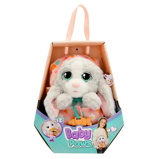 Интерактивная игрушка Baby Paws Зайчонок с аксессуарами (927124IM) - фото 2