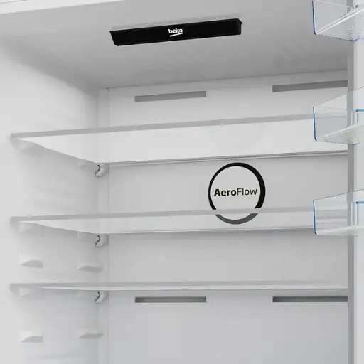 Холодильник Beko с нижней морозильной камерой 193x83x76 холод.отд. 400 л мороз.отд. 170 л 2дв. А+ NF HarvestFresh инвертор нерж - фото 3
