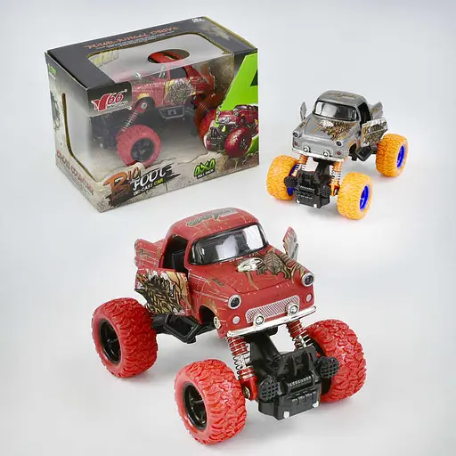 Внедорожник Big Foot MY66-Y 1123, инерция 4х4, в коробке (6965033093624) МИКС - фото 1