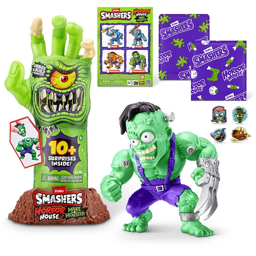 Игрушка Smashers Маленький Дом Ужасов Франкенштейн в наборе с аксессуарами (74139D) - фото 4