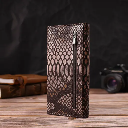 Женский кожаный кошелек Canpellini 19х9.2х2 см acs0025530 - фото 6