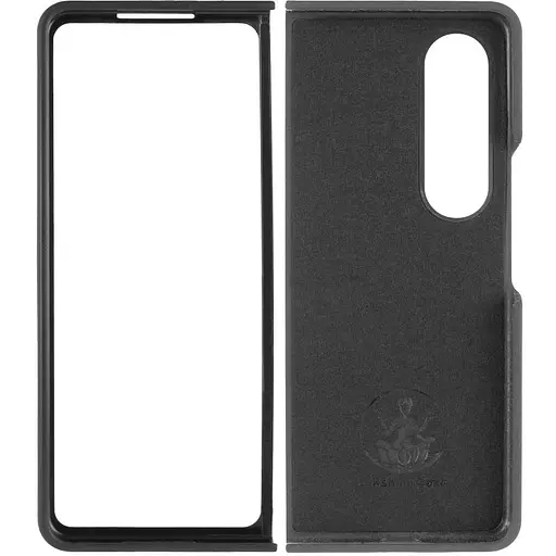 Чехол Foldables Silicone Cover Lakshmi AAA для Samsung Galaxy Z Fold4 Черный / Black - фото 3