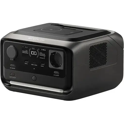 Портативная зарядная станция EcoFlow River 3 Plus Wireless 600W 288WH (EFRIVER3PLUS-W-EU-CBOX)