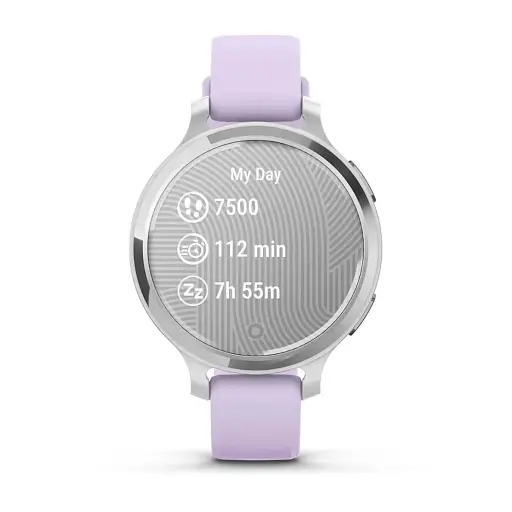 Смарт-годинник Garmin Lily 2 Active, Silver/Jasmine Purple, Silicone, (010-02891-01) - фото 9