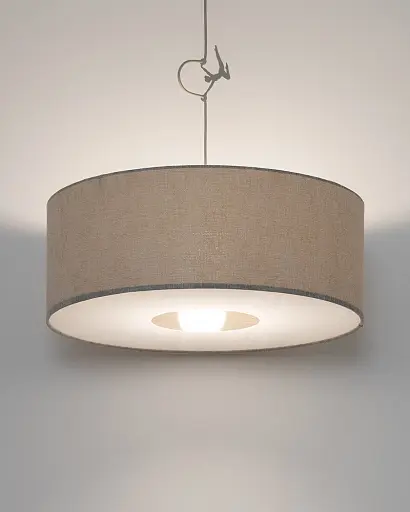 Підвісний світильник, люстра Nowodvorski 11665 Cedro M E27 1x25W IP20 світло-сірий - фото 2