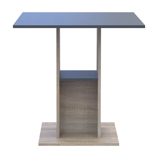 Стіловий стіл Doros Коуд Дуб сонома/Графіт 70х70х74 (41510132) - фото 2