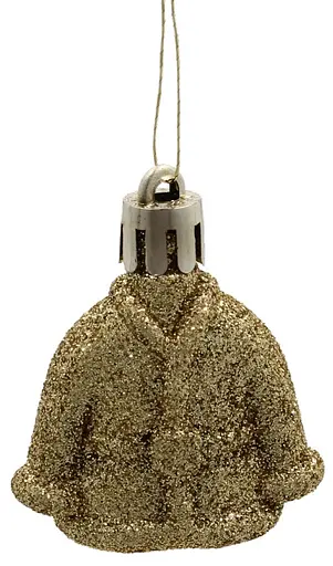 Уценка. Набор елочных украшений Chomik серебро + шампань 24 шт. (BIK7205) - фото 9