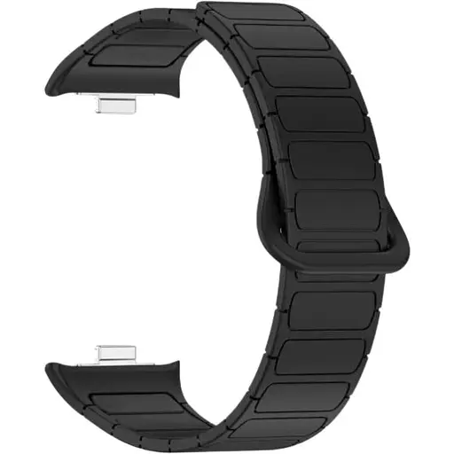 Ремінець DK CDK для Xiaomi Redmi Watch 4 Silicone Shaped Magnetic Band (018838) (black)