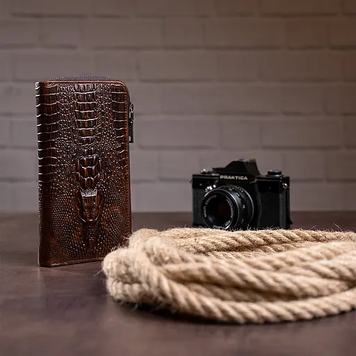 Чоловічий шкіряний клатч Vintage 20х10,5х2 см sum0012744 - фото 3