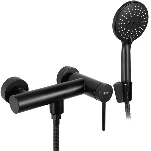 Смеситель для душа Rea Clif black REA-B4241 Черный матовый - фото 1