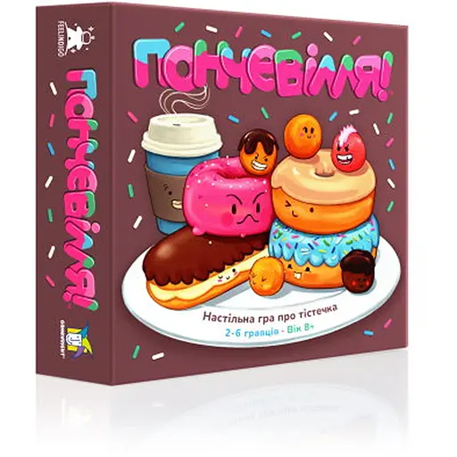 Настольная игра Feelindigo Пончевилье (Go Nuts for Donuts) (укр.) (FI21038) - фото 1