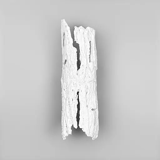 Оригінальне бра у вигляді кори дерева білого кольору 34х10 см Арт. WS051/2 WT Line F - фото 5