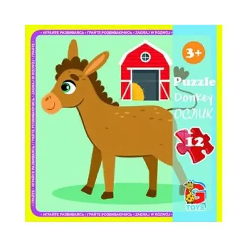 Пазли Ферма Віслюк LA01 G-Toys 12 елементів (4824687637450) - фото 1