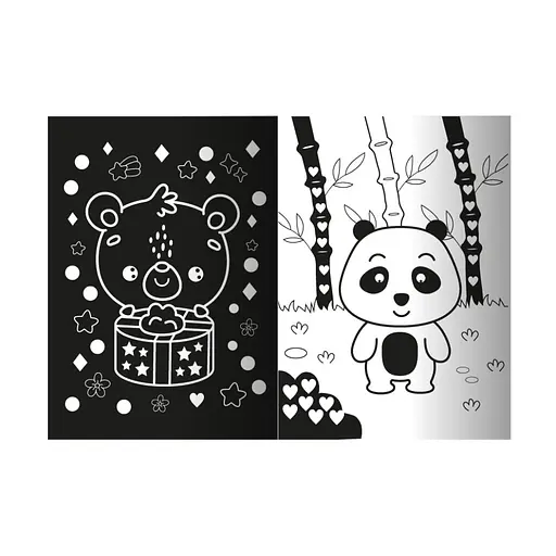 Детская книжечка с неоновыми стикерами "Потешное королевство" РМ-69-04 - фото 2