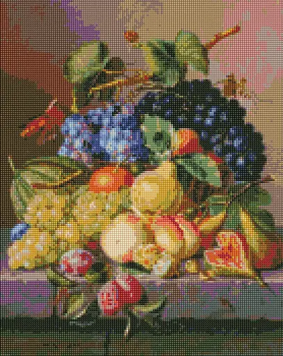 Набор с алмазной мозаикой Бархатный натюрморт AMO7247, 40x50 см